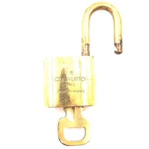 Louis Vuitton Accessories - Lock Keepall Speedy Alma Brass and Key Set #308 Louis Vuitton Accessories - Lock Keepall Speedy Alma Brass and Key Set #308